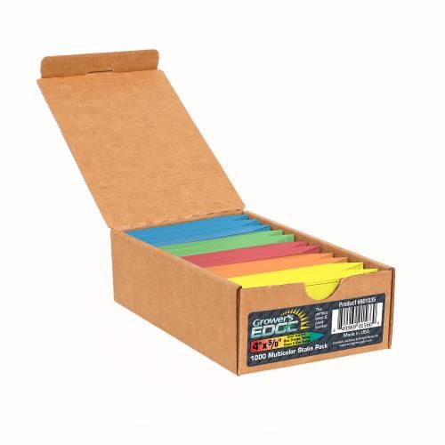 Grower&#39;s Edge Labels Plant Stakes, size: Multicolor 1,000/ case