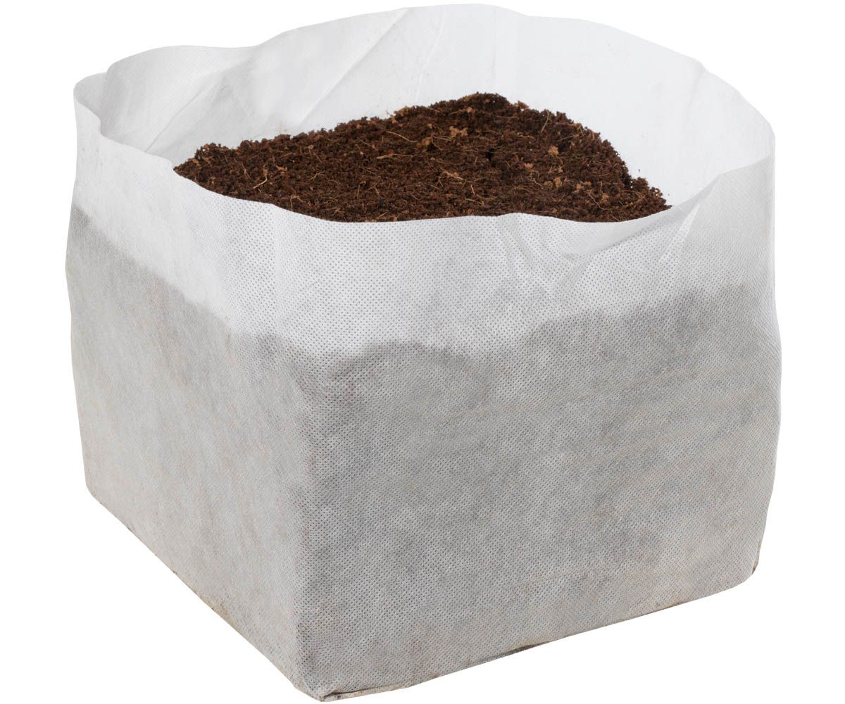 GROW!T Coco Coir Coconut Fiber RapidRIZE Commercial Rooting Block, size: 0.08 cubic foot 2.4 liter 0.6 gallon 6x6x4 inch 40 blocks/ case