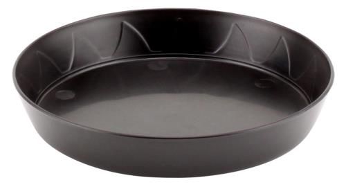 Gro Pro Round Saucer Injection Molded Black, size: 6 inch 1/ each