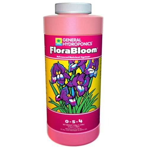 General Hydroponics Flora Bloom 0-5-4, size: 1 pint 500 milliliter 1/ each