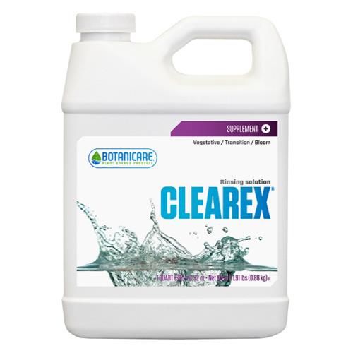 Botanicare Clearex Flush and Cleaning Solution, size: 1 quart 1 liter 1/ each