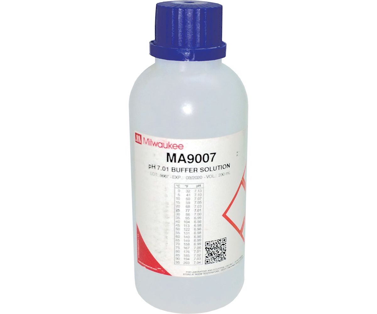 Milwaukee Instruments Calibration Solution pH 7.01, size: 230 milliliter