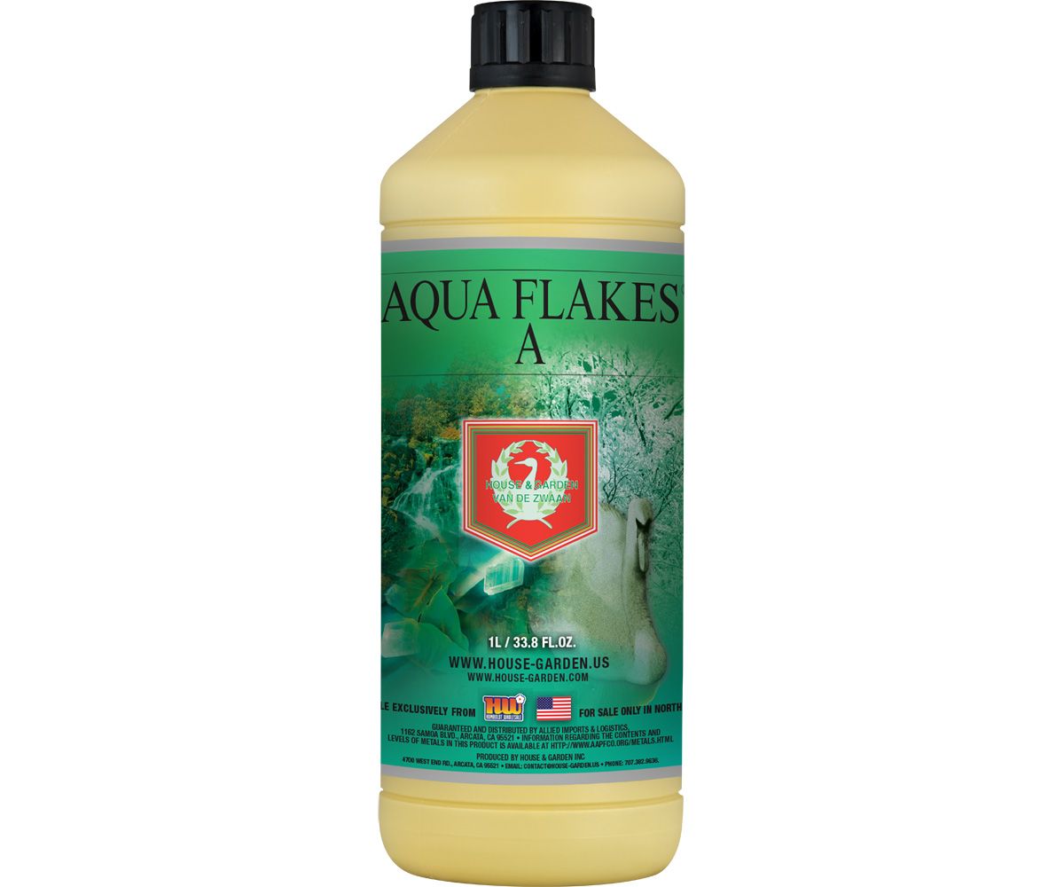 House &amp; Garden Base Aqua Flakes A, size: 1 quart 1 liter 1/ each