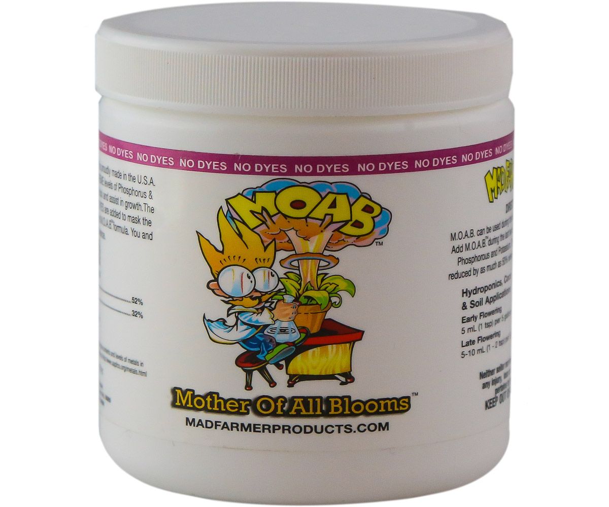 Mad Farmer Mother Of All Bloom MOAB 0-52-32 Super Booster, size: 3.5 ounce 100 gram 1/ each
