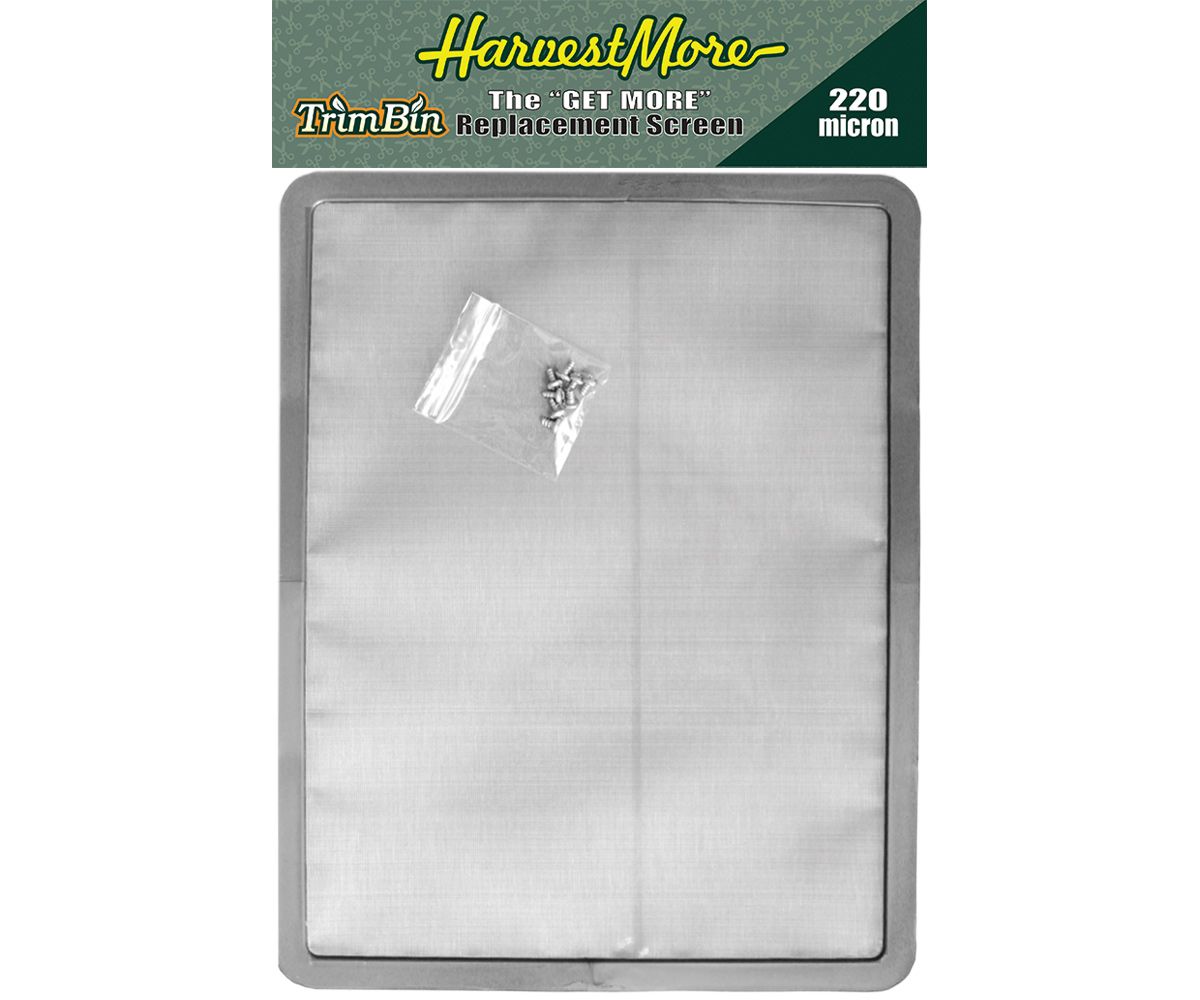 Harvest More Trim Bin Trim Tray Stainless Steel, size: 220 micron Replacement Filter Screen &amp; Mounting Hardware Only