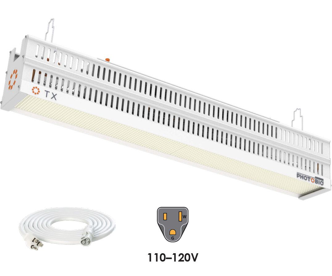 PHOTOBIO TX LED Grow Light Fixture S4 Spectrum, size: 680 watt 100-277 volt 120 volt 10 foot cord