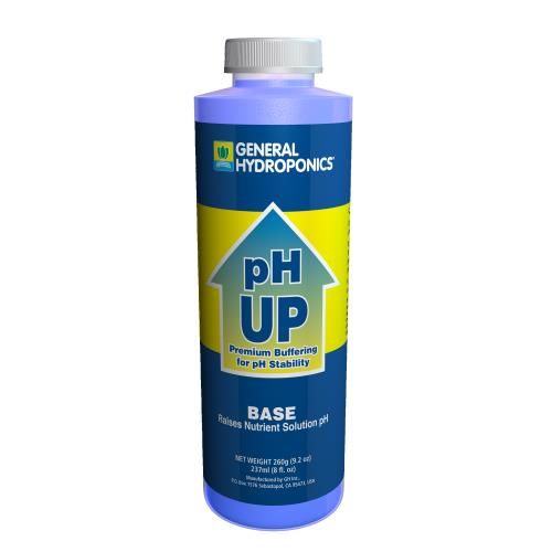General Hydroponics pH Up Buffer, size: 8 fluid ounce 250 milliliter 1/ each
