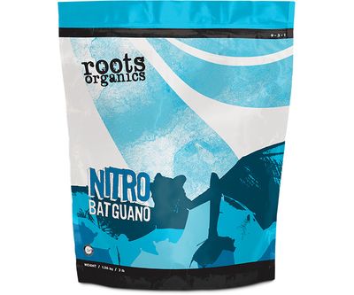 Aurora Innovations Roots Organics Nitro Bat Guano 9-3-1, size: 3 pound 1.4 kilogram 1/ each