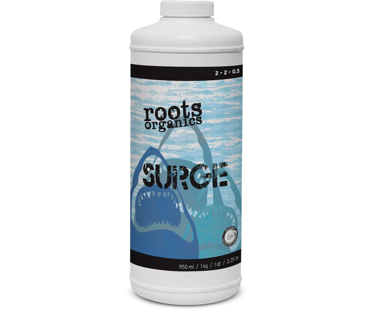 Aurora Innovations Roots Organics Surge 2-2-0.5, size: 1 quart 1 liter 1/ each