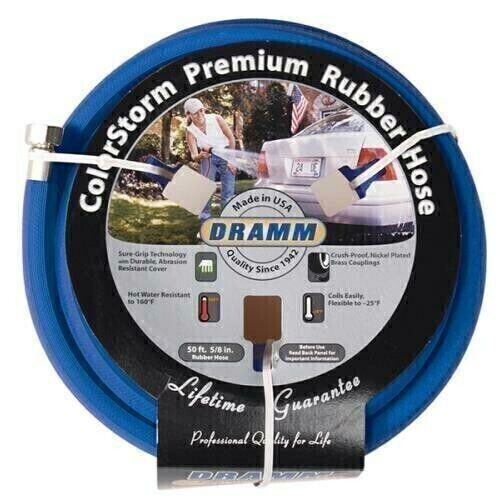 Dramm ColorStorm Garden Hose, size: 1 inch FPTxMPT Yellow 100 foot/ roll