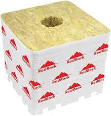 RedRock Grow Block Rockwool Pro Stonewool with Liner, 40/40 hole
