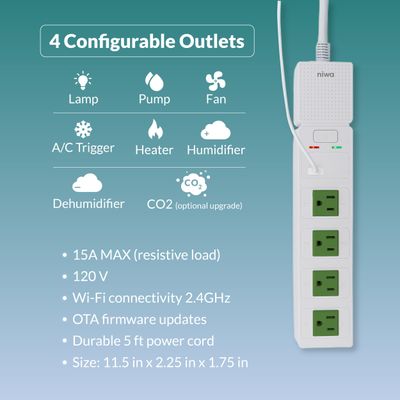 Niwa Grow Hub Climate Monitor and System Control