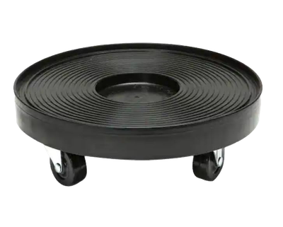 Biochem Grow Professional Dolly Black, size: 12 inch 400 pound round no Hole 1/ each