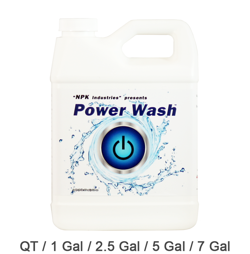 NPK Industries Power Wash Gravity Spray, size: 12 fluid ounce 360 milliliter with Ultra Fine Mist Sprayer Bottle 1/ each