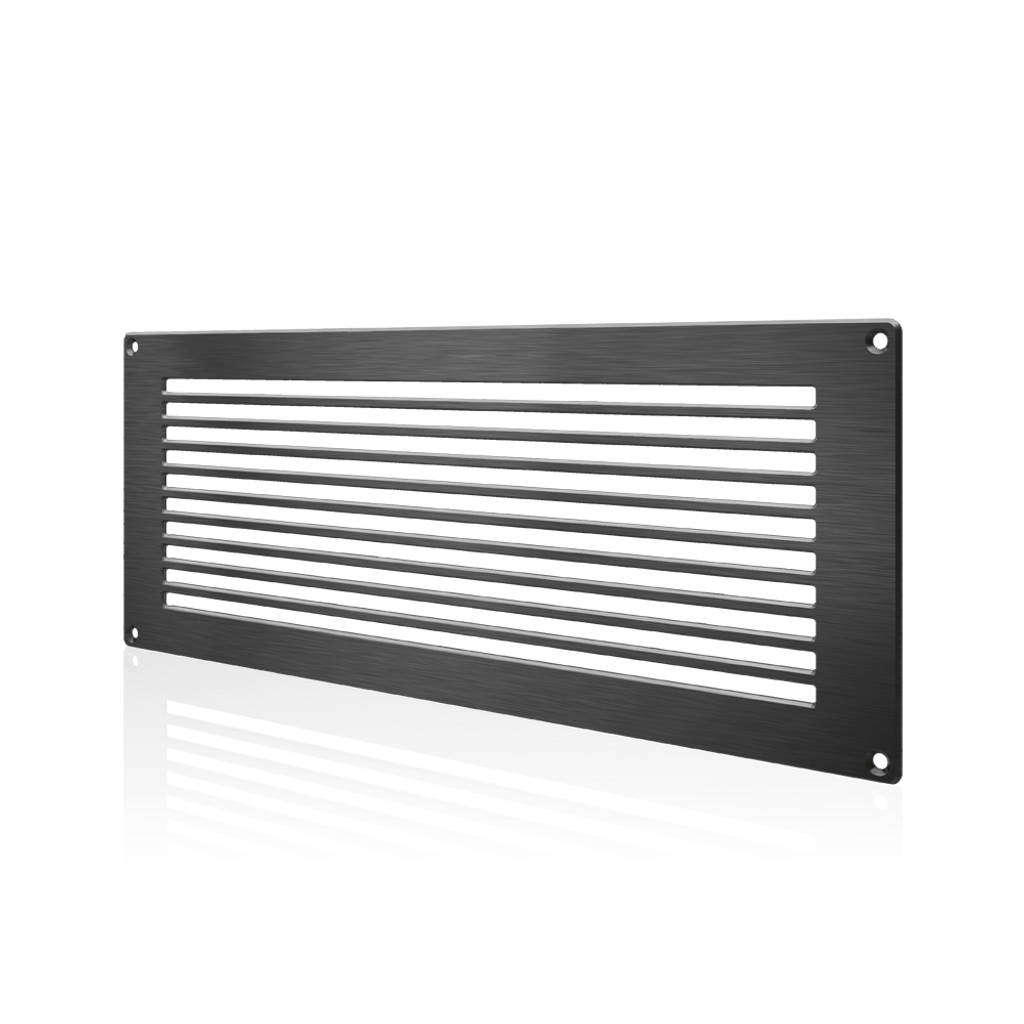AC Infinity Duct Ventilation Grille Passive, size: 17 inch Black