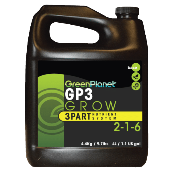 Green Planet GP 3 Part Base Grow, size: 1 quart 1 liter 1/ each