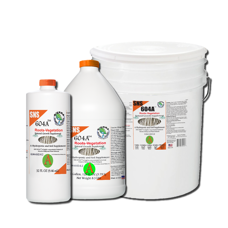 Sierra Natural Science SNS 604A Vegetative Growth Supplement, size: 1 quart 1 liter 1/ each