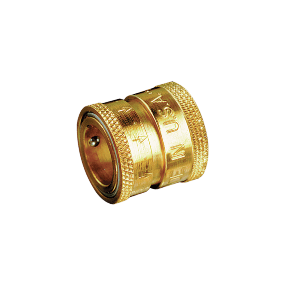 Dramm Hose-End Shut Off Valve Full Flow Male &amp; Female, size: 300 Aluminum Standard Handle 6/ pack