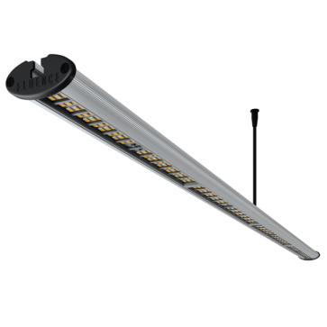 Fluence LED Light System Complete Fixture 100-277 volt, size: 45 watt 2.3 µmol/ joule 100 µmol/ second 22x2.2x1.4 inch Ray22 Greenhouse Spectrum LED