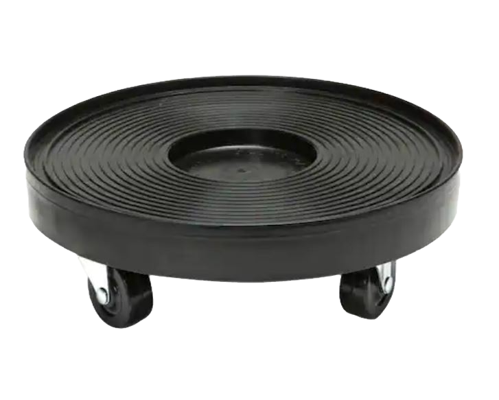 Biochem Grow Professional Dolly Black, size: 12 inch 400 pound round no Hole 1/ each