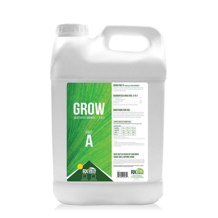 RX Green Technologies Base 2.0 Grow B 1-2-4, size: 1 quart 1 liter 1/ each