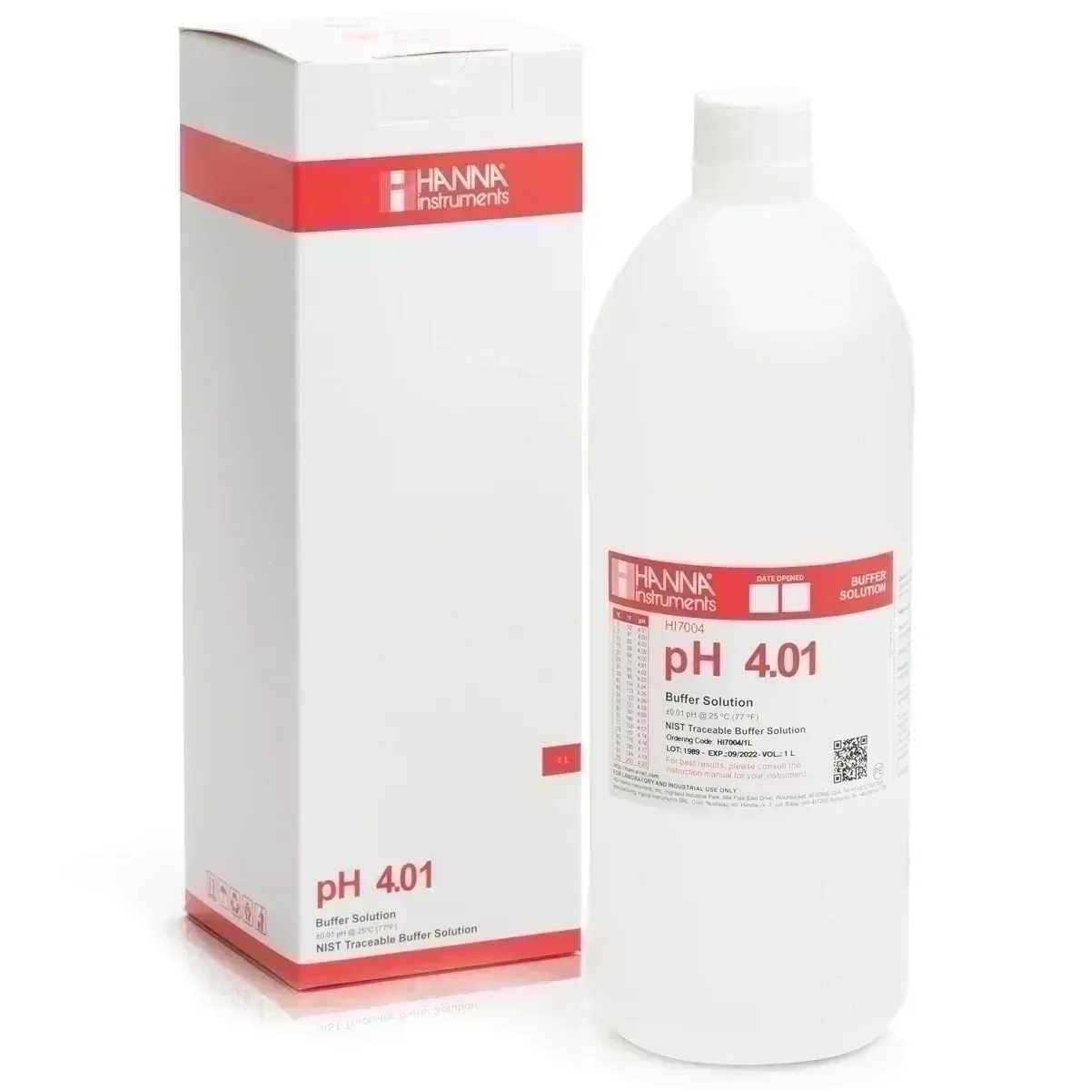 Hanna Instruments Calibration Solution pH 4.01, size: 0.68 fluid ounce 20 milliliter 1 sachet