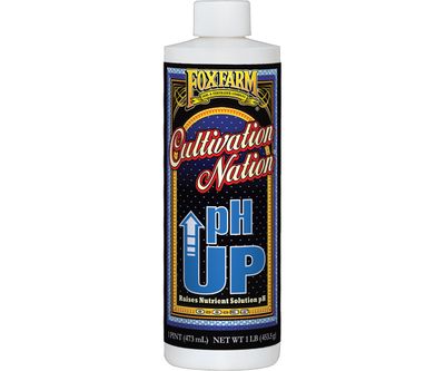 FoxFarm Cultivation Nation pH Up 1 pint 12/ case
