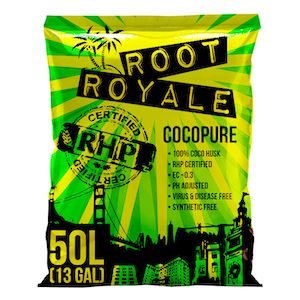Root Royale Cocopure Coco Coir Coconut Fiber Loose Fill 1.5 Cubic Foot/50L