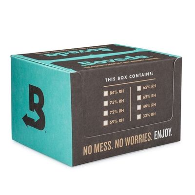 Boveda Humidity Control 2 Way Humidiccant/ Desiccant Overwrapped in Display Carton
