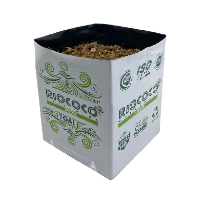 RIOCOCO Worldwide Grow Bag Pot Prefilled Coconut Coir