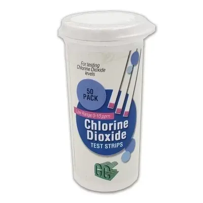 Gard'nClean Chlorine Dioxide Test Strips Low Range 50/ pack