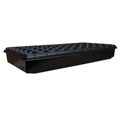 Grow1 1020 Propagation Plug Tray Insert Standard Black