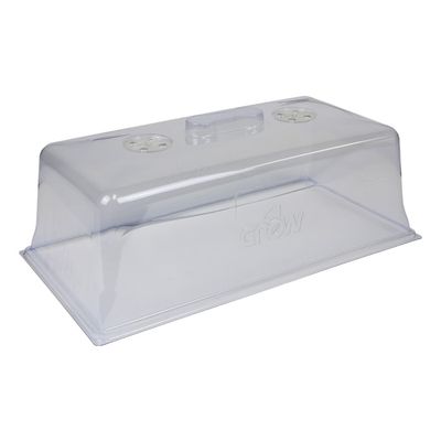 Grow1 1020 Propagation Plug Tray Clear Dome with Adjustable Vents
