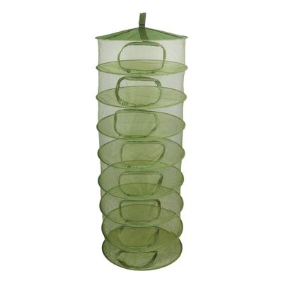 Grow1 Drying Rack Collapsible 8 Layer Enclosed with Zipper Opening