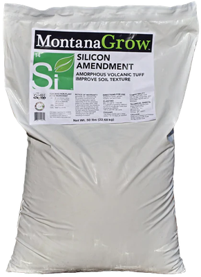 Montana Grow Silica Silicon Dioxide SiO₂ 0-0-5 Powdered Amendment with Trace Minerals