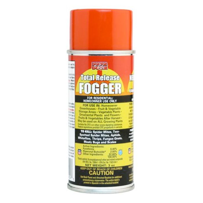 Doktor Doom TR Insecticide &amp; Miticide Pyrethrin Total Release Aerosol Fogger Can