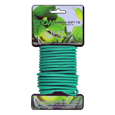 Grow1 Grow Ties Soft Padded Plant Support Green Grow1 Grow Ties Soft Padded Plant Support Green