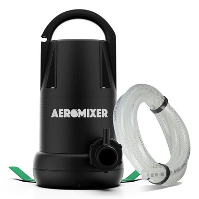 Aeromixer Pump Mixes &amp; Aerates Tall Tank Kit 3/4 HP 4450 GPH