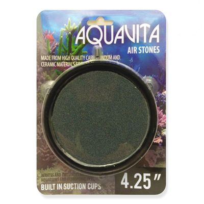 AquaVita Air Stone Round Disc with Suction Cups 4.25 inch