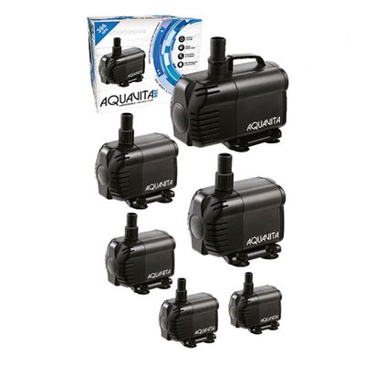 AquaVita Water Pump Submersible/ Inline with 10 foot cord, 1/2 &amp; 3/4 inch outlets &amp; inlets