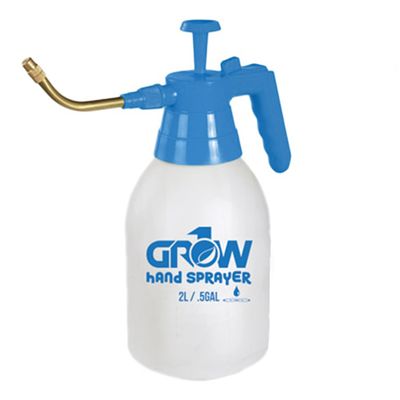 Grow1 Sprayer Bottle Pressurized Pump 0.5 gallon 2 liter 64 fluid ounce