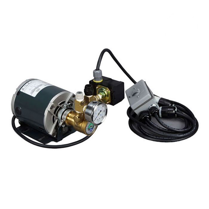 GrowoniX Booster Pump with Pressure Gauge no Splash Guard for Water Filters EX/GX600-1000 BP-6010