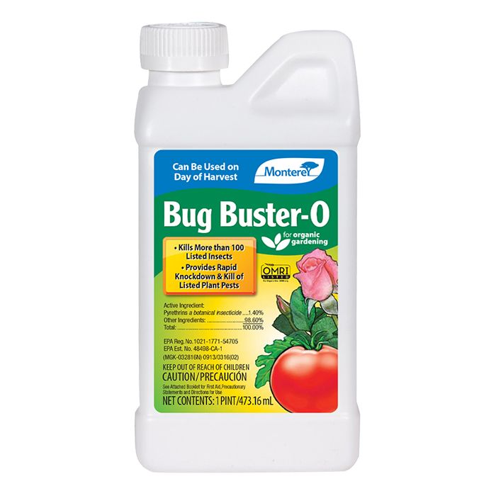 Monterey Bug Buster-O Concentrate (PyGanic) 1 pint 500 milliliter 1/ each