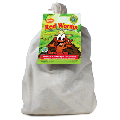 Tip Top Bio Worms Live Red Wigglers All Life Stages Highly Excretory Adults, New Borns, and Eggs for Composting, Aeration