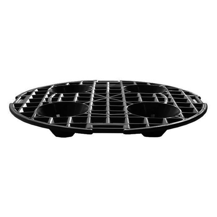 Grow1 Gro Pro Round Pot Elevator Black