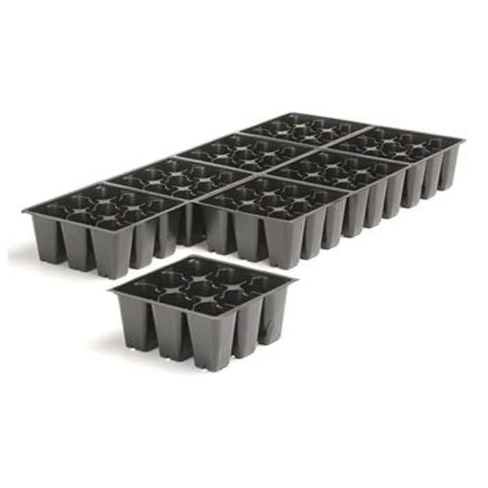 Grow1 1020 Propagation Plug Tray Insert Standard Breakapart 8 Section Tearaway 10x20 inch 72 cell Square 1/ each