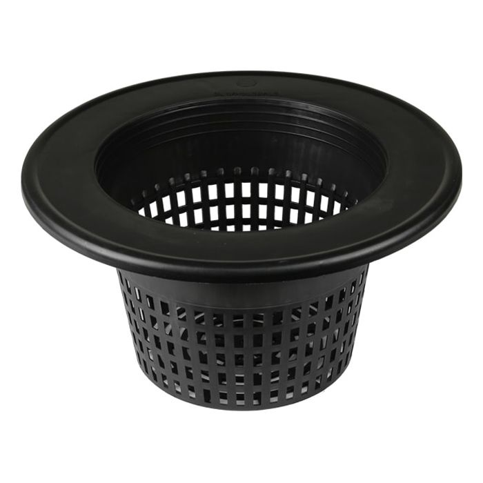 Grow1 Injection Round Mesh Pot 5 gallon Bucket Lid Black