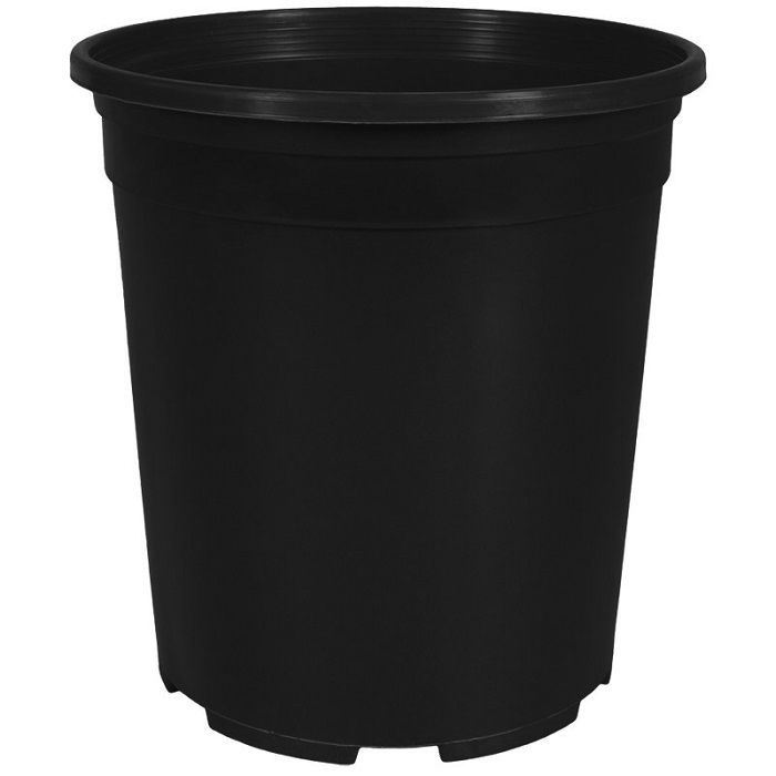 Grow1 Round Injection Premium Black Pot
