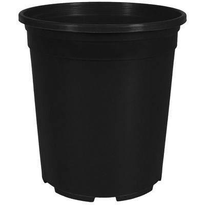 Grow1 Round Injection Premium Black Pot