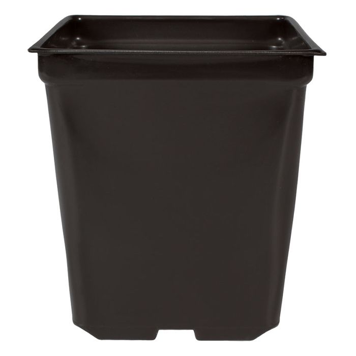 Grow1 Square Pot Black 5x5 inch width 4.5 inch height 1/ each